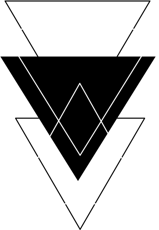 Download Triangle Black White Png Tumblr Freetoedit - Picsart Photo Studio  PNG Image with No Background 