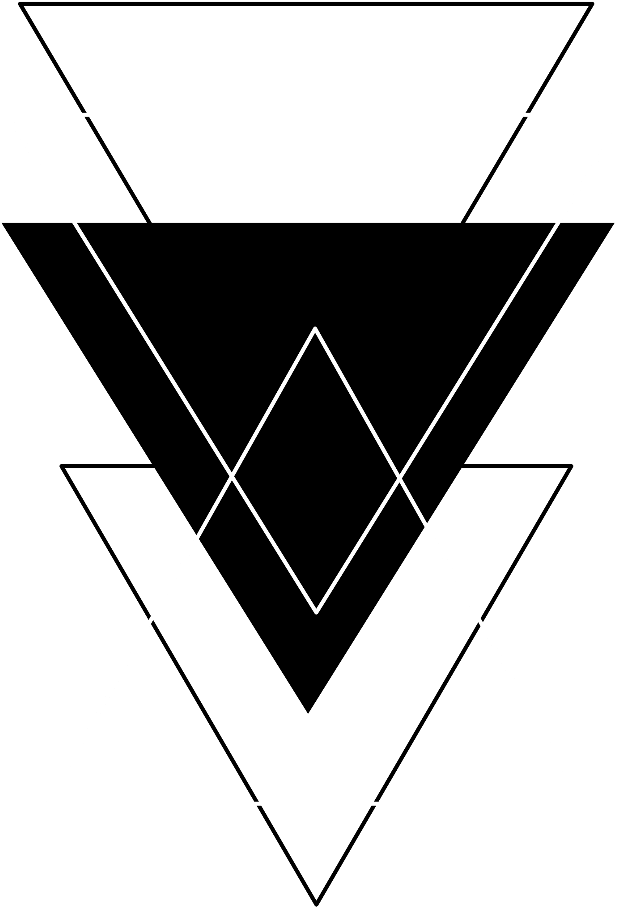 Triangle Black White Png Tumblr Freetoedit - Picsart Photo Studio (1024x1024), Png Download