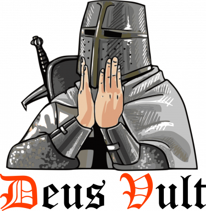 Deus Vult - Deus Vult Crusader Memes (410x420), Png Download