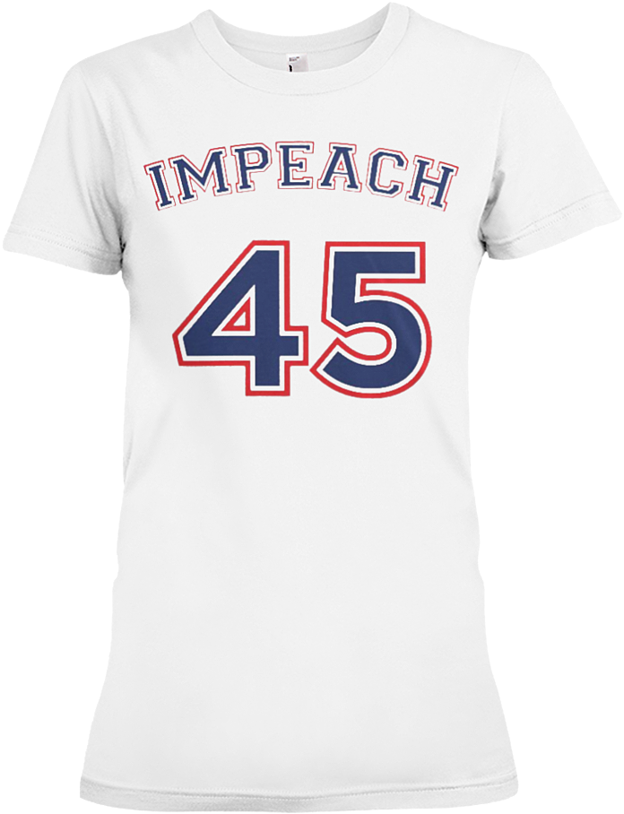 Impeach 45 Cotton T Shirt - Shirt (900x1125), Png Download