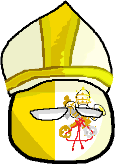 Urban Ii - Vatican Countryball (363x386), Png Download