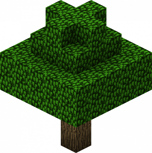 Minecraft Tree Png - Minecrafters : The Skeletons Strike Back By Winter (595x600), Png Download