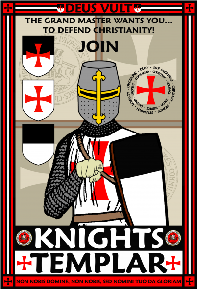 Visit - Knights Templar (600x600), Png Download