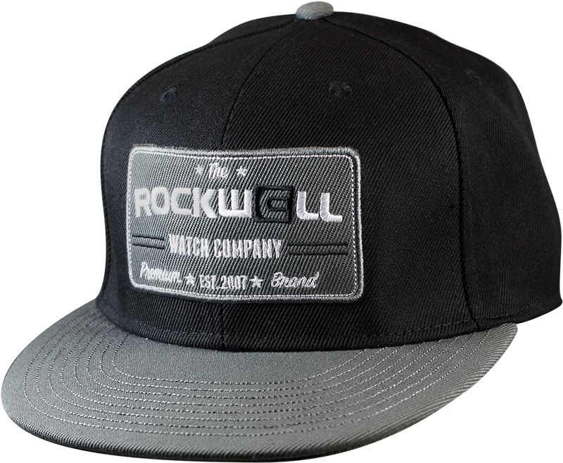 Snapback Hat Watch Co Black/gray - Baseball Cap (835x1026), Png Download