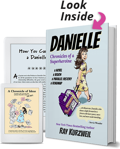 Two Companion Books - Danelle Books By Ray Kurzweil (405x503), Png Download