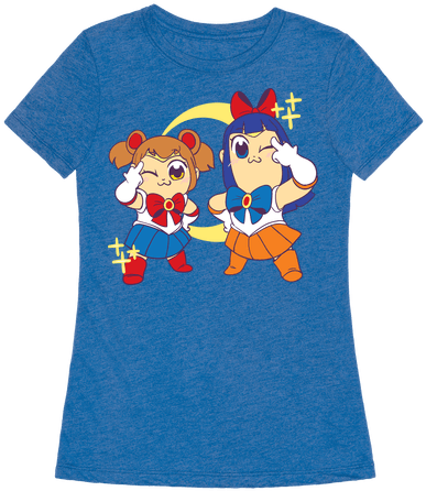 Pretty Sailor Pop Team Epic Womens T-shirt - T-shirt (484x484), Png Download