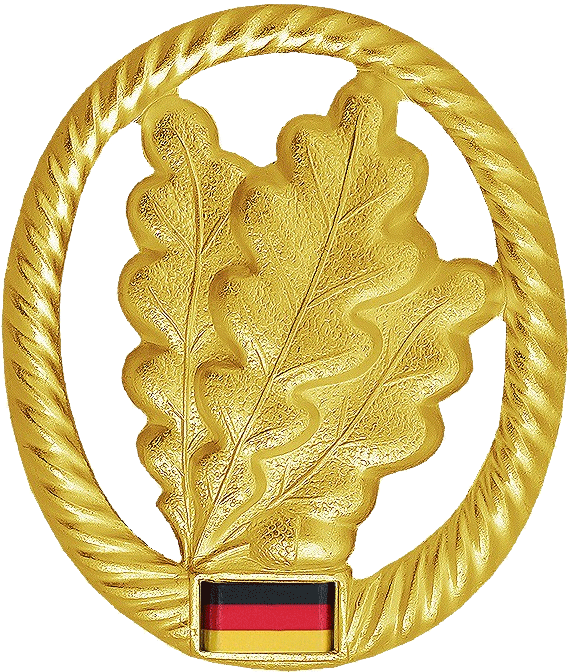 Bw Barettabzeichen Jäger - Barettabzeichen Jäger (580x671), Png Download