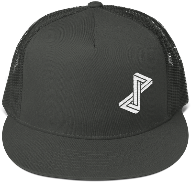Infinity Charcoal Snapback Hat (800x800), Png Download