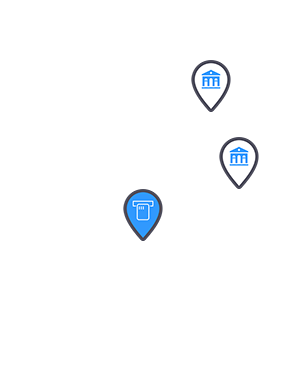 Locator - Foot (351x400), Png Download