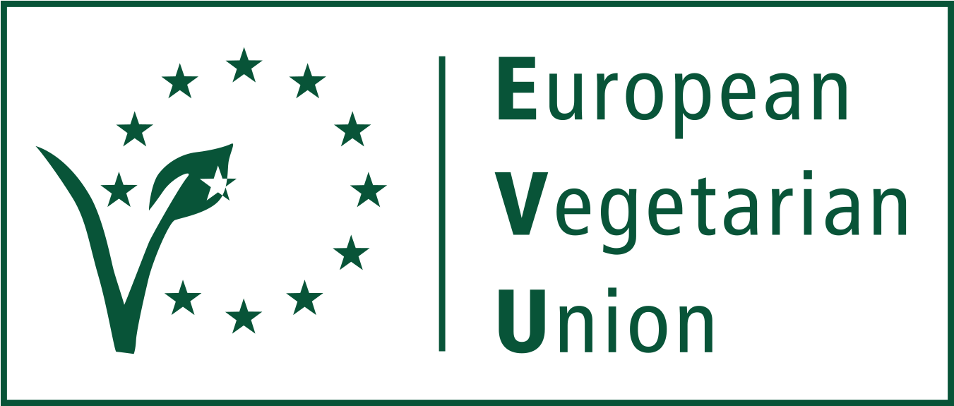 31 May 2017 Evu Logo Darkgreen Transparent - European Vegetarian Union (1417x709), Png Download