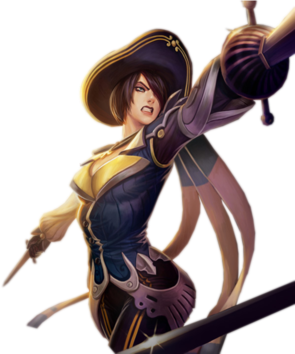 Royal Guard Fiora Png Image - League Of Legends Fiora Render (815x717), Png Download