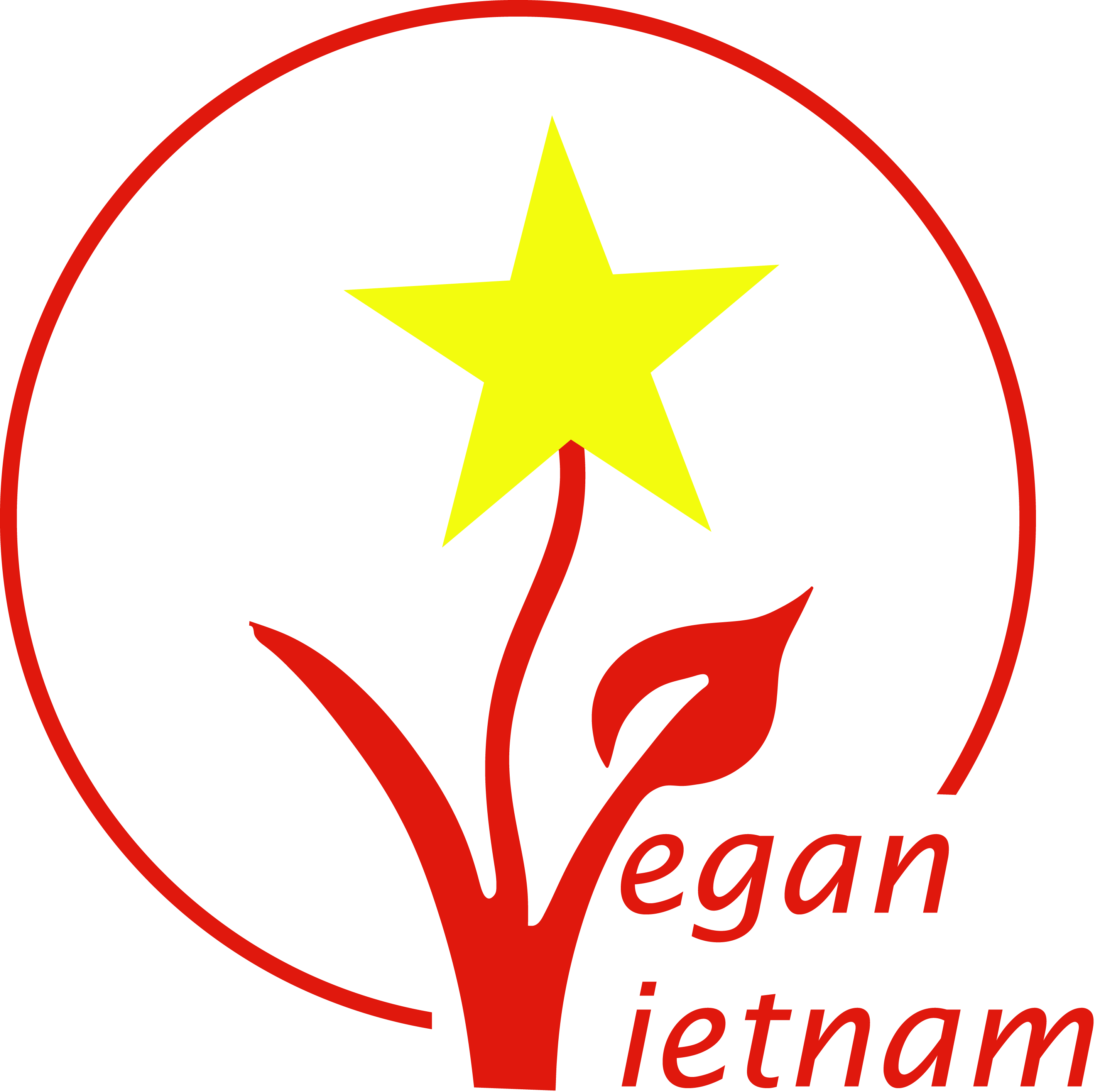 Vegan Vietnam Logo - Veganism (2838x2829), Png Download