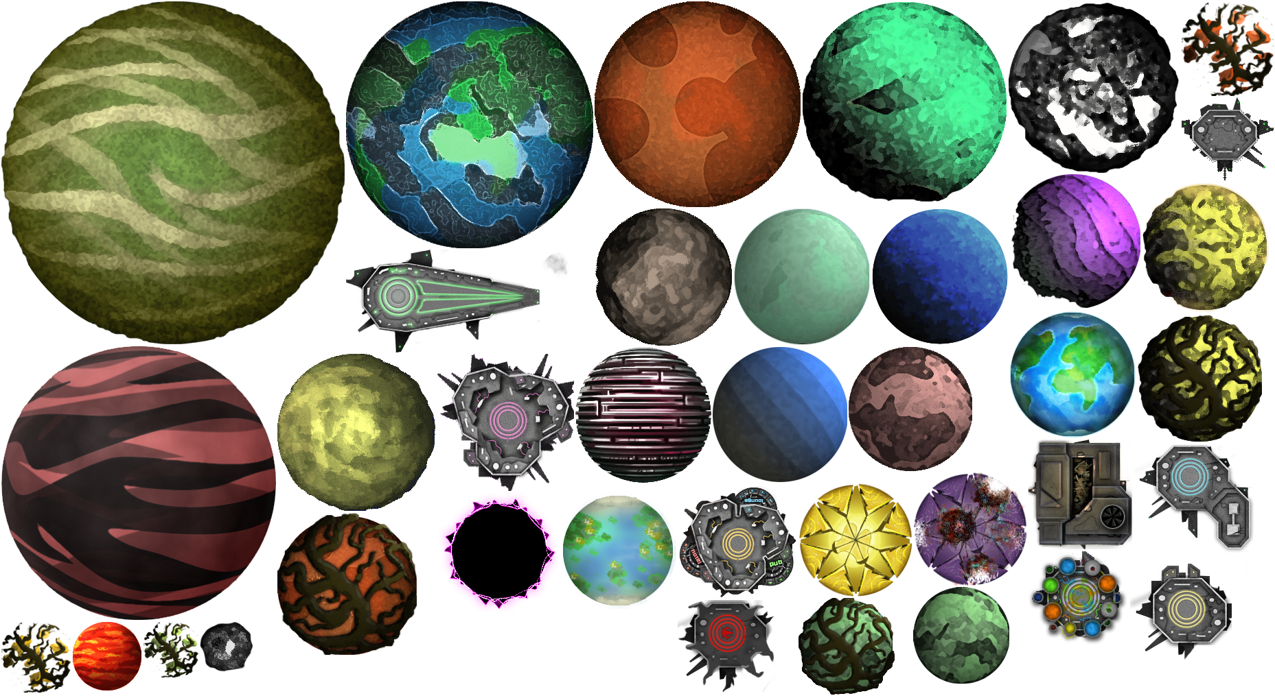 Http - //playerio-a - Akamaihd - Net/rymdenru E Body - Planet Sprite (1857x1015), Png Download