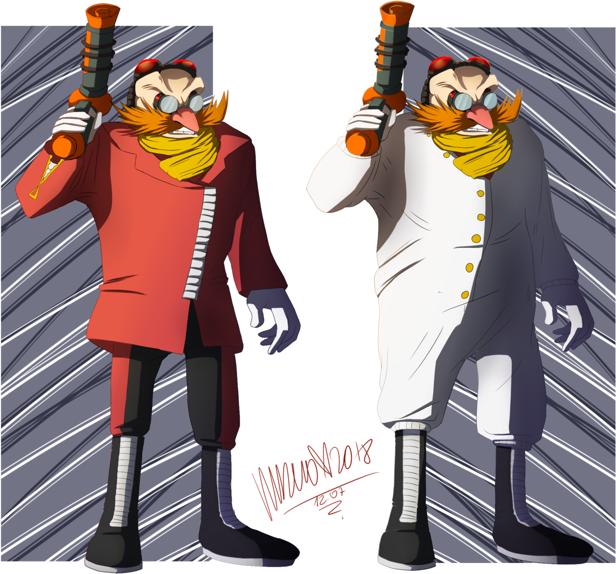 Redesign Of Dr - Doctor Eggman (1280x1265), Png Download