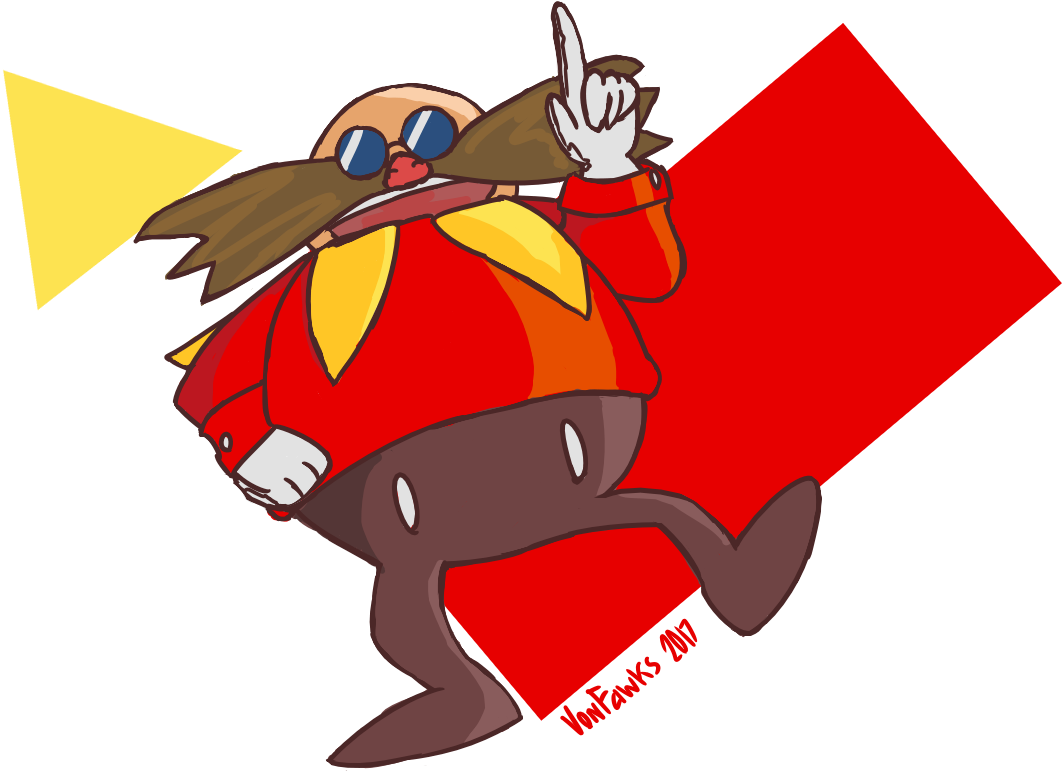 Robotnik - Doctor Eggman (1117x881), Png Download