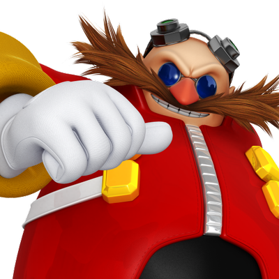 Eggman Sez - Sonic The Hedgehog Evil Guy (400x400), Png Download