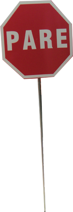 Letrero Con Estaca - Letrero De Stop Png (940x800), Png Download