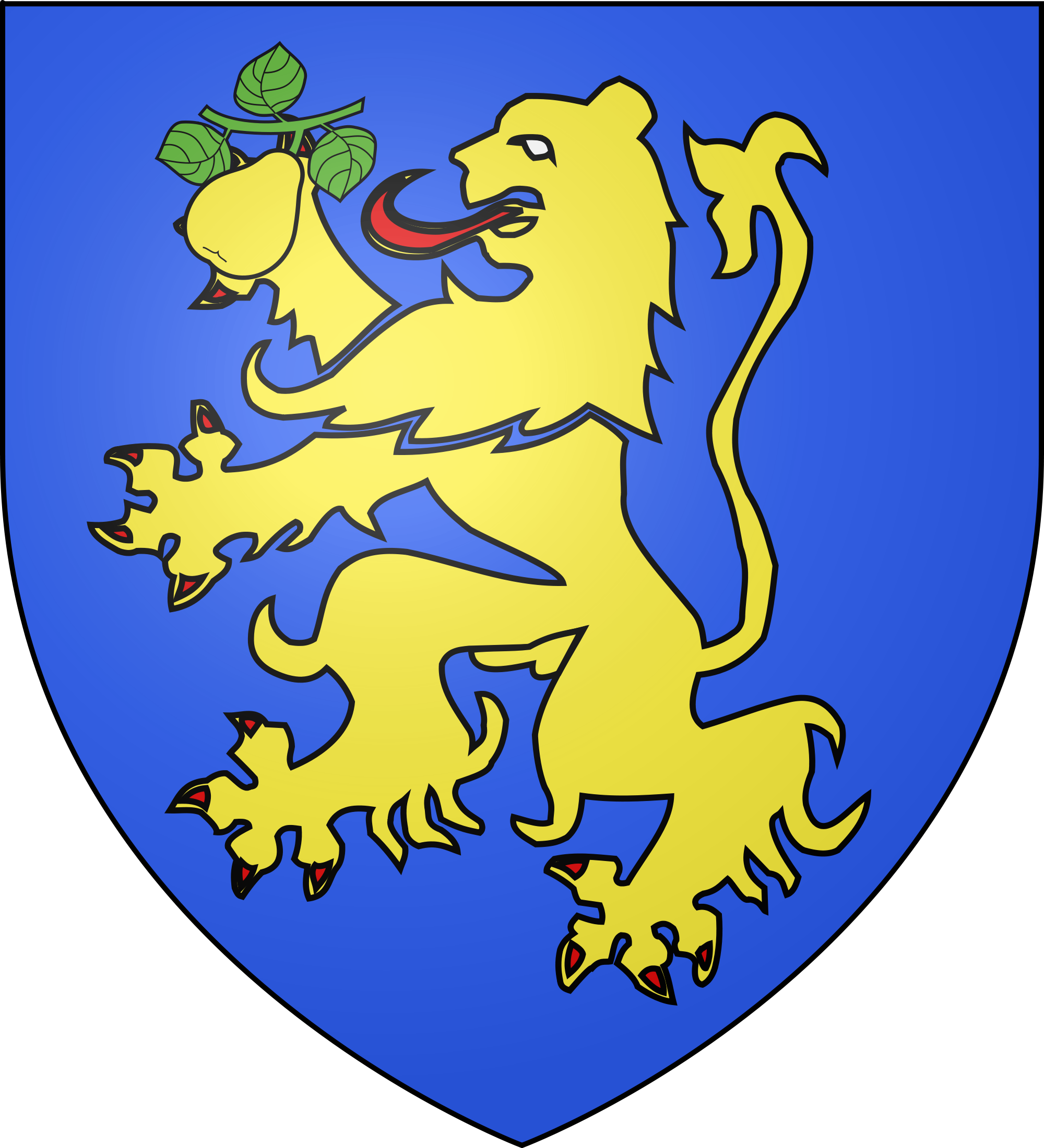 Open - Home Coat Of Arms (2000x2200), Png Download