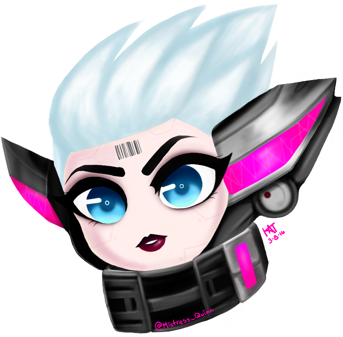 Project Fiora Chibi - Contrast Tank (700x686), Png Download