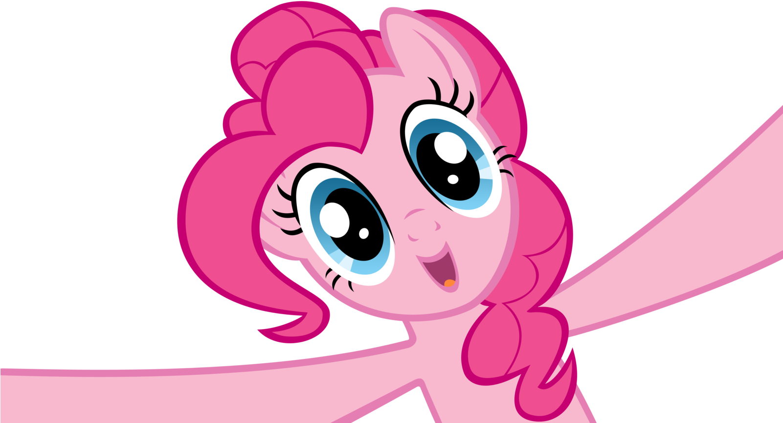 Fanmade Pinkie Hugging Screen - Mlp Pinkie Pie Animated (1600x958), Png Download