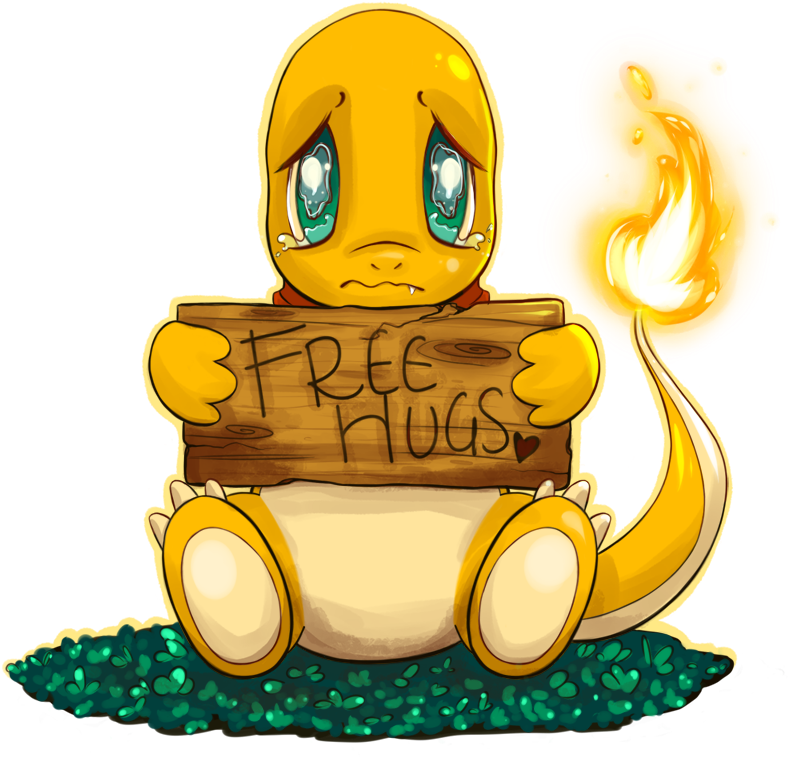 Charmander 'free Hugs' Commission By Spagettiurchin - Charmander Free Hugs (800x800), Png Download