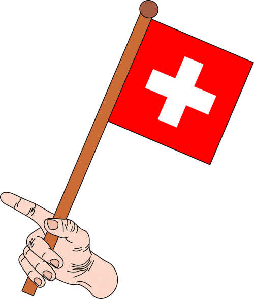 Flag,switzerland Flag,switzerland,swiss Flag,graphics,national - Flag (500x588), Png Download