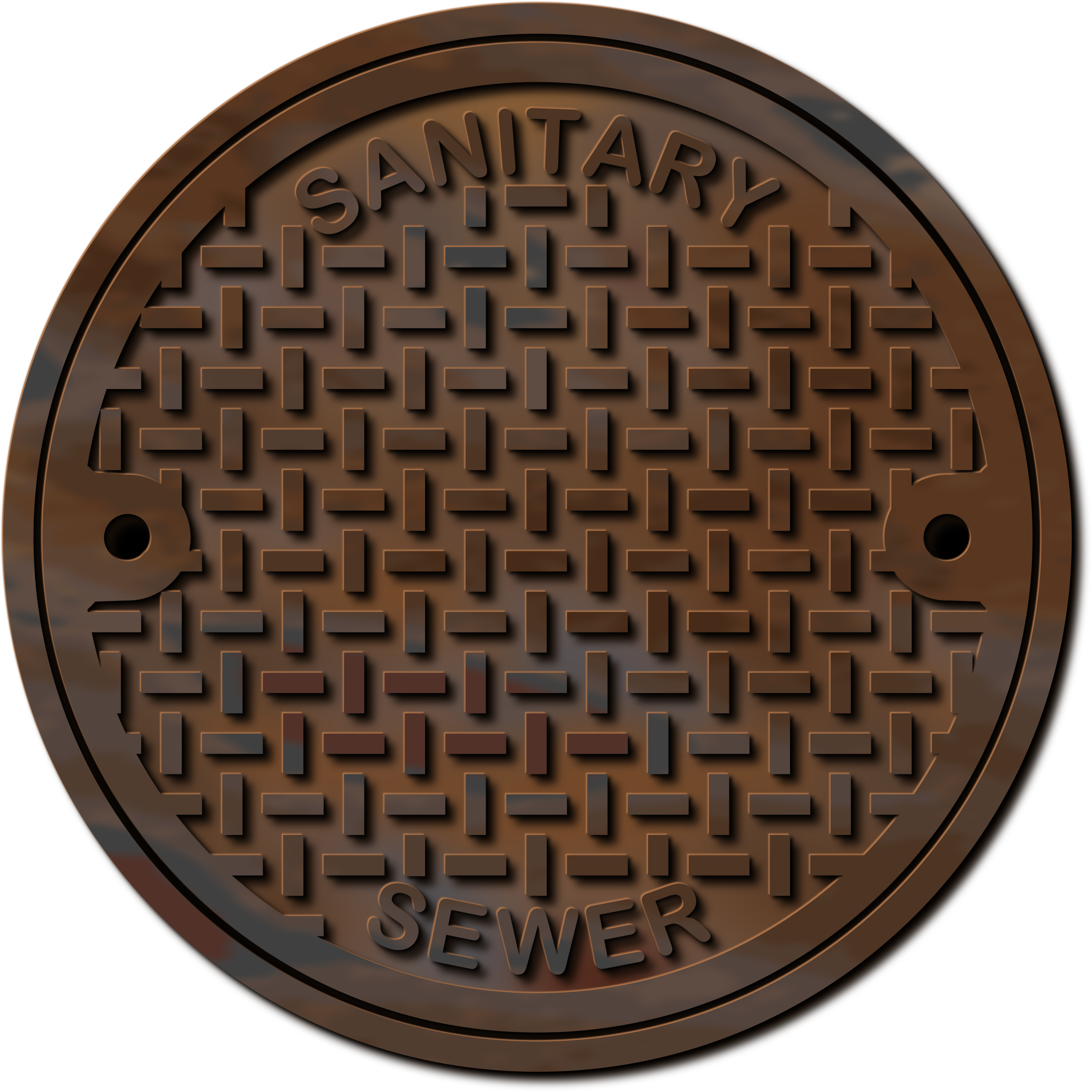 This Free Icons Png Design Of Sewer Manhole Cover (2400x2400), Png Download