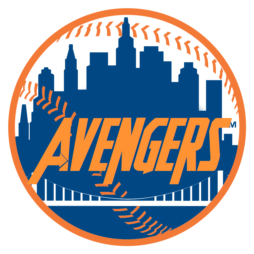 The New Movie, "avengers - Mlb New York Mets (1024x1024), Png Download