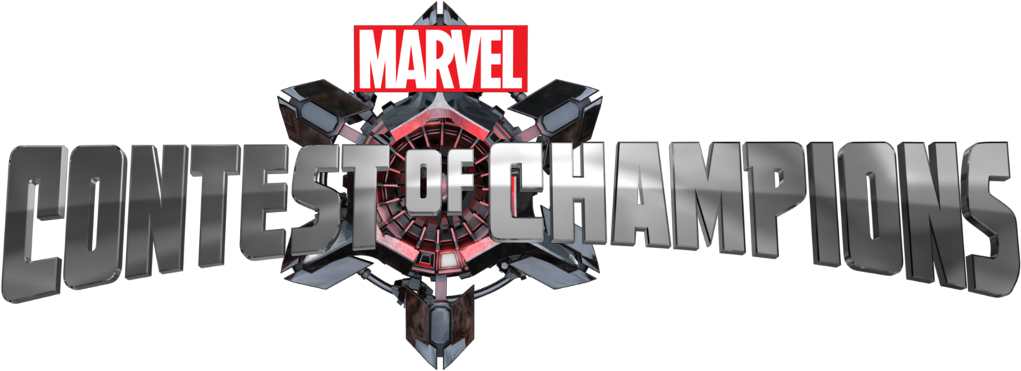 Marvel Contest Of Champions Unveils New Game Update - Marvel Contest Of Champions Logo Png (1630x596), Png Download