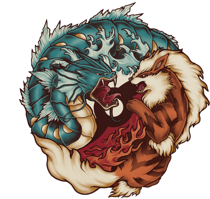 Crouching Tiger, Hidden Dragon - Tiger And The Dragon (799x706), Png Download