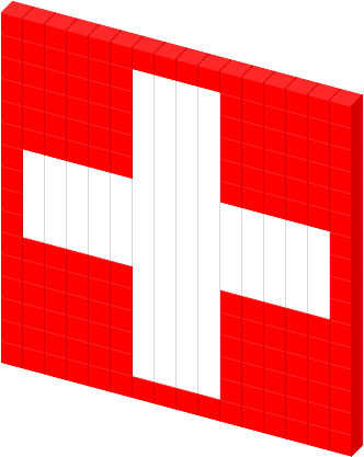 View Favicon On T-shirt - Swiss Flag Favicon (340x431), Png Download