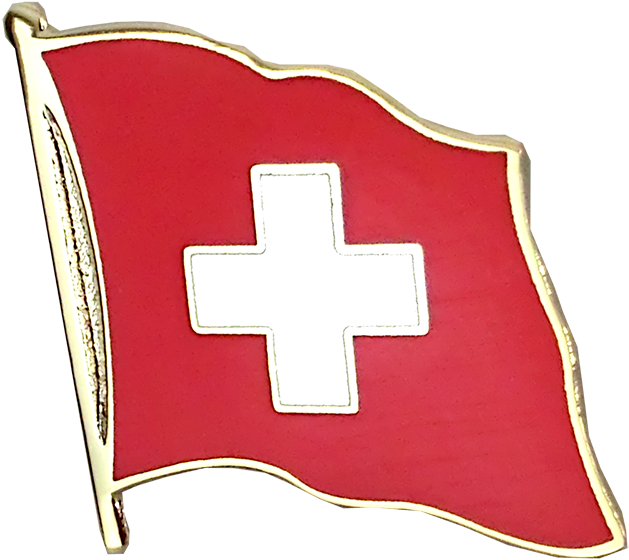 Flag Lapel Pin - Switzerland - Flag Lapel Pin (1500x938), Png Download