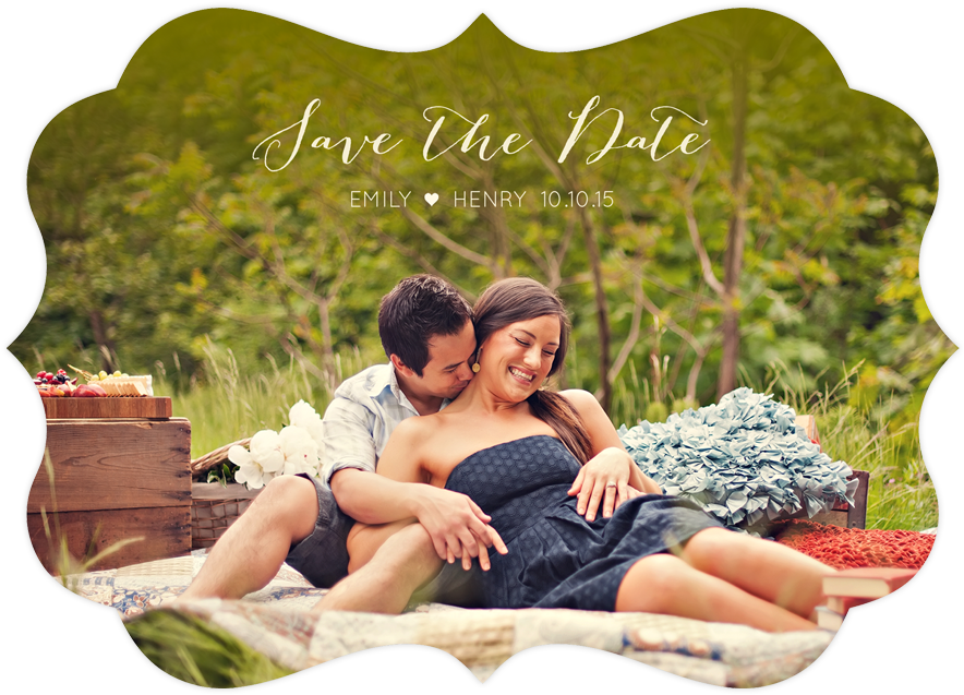 Include Special Dates, Announcements Or Branding As - Moderne Save The Date Postkarte Der Tafel-blumen (890x890), Png Download