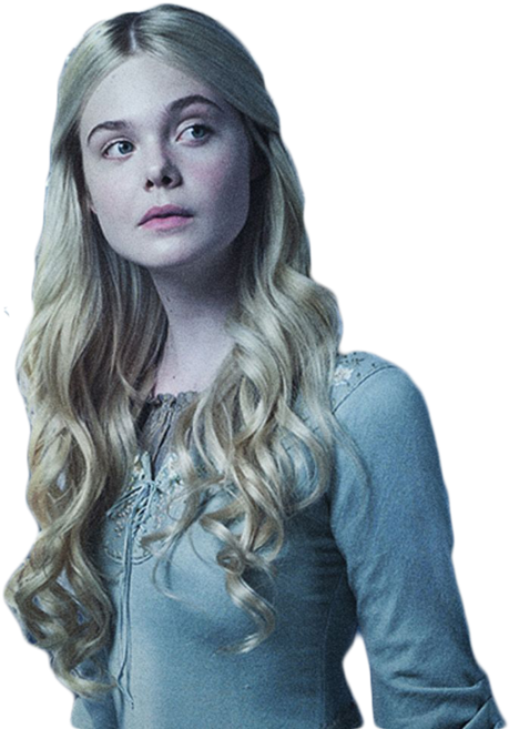 Elle Fanning Png - Disney Maleficent Princess Aurora Blue Dress Costume (1024x683), Png Download