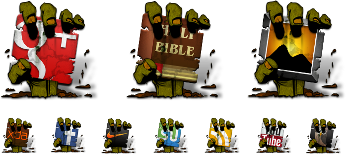 Icones The Walking Dead Android (792x400), Png Download