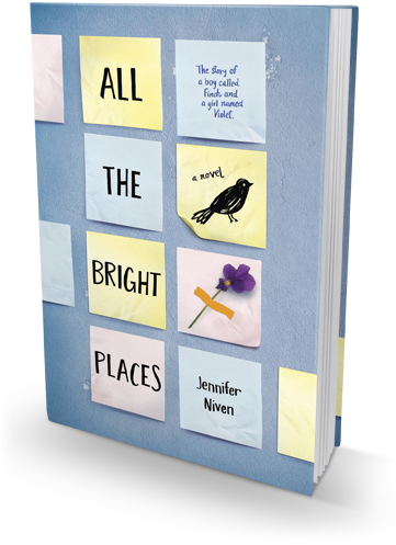 Fanning - All The Bright Places Hardcover (360x513), Png Download
