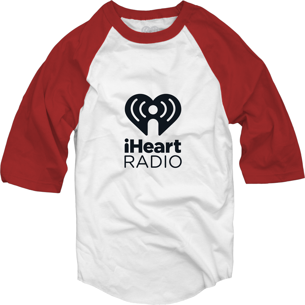 Iheart Radio On Red Baseball T-shirt $35 - Los Deftones T Shirt (1022x1022), Png Download
