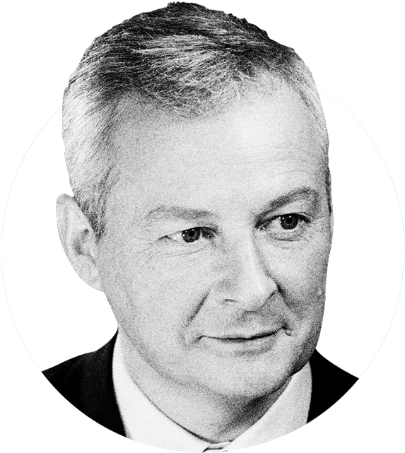 French Finance Minister Bruno Le Maire Says It Would - Monochrome (750x750), Png Download