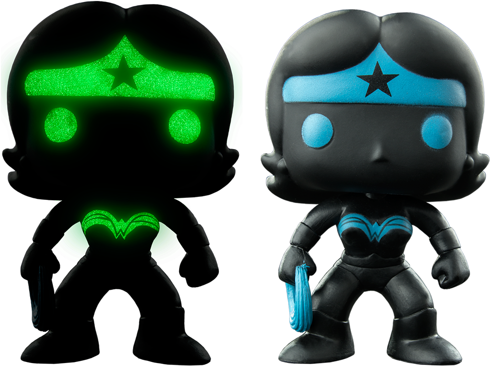 Justice League - Funko Pop Wonder Woman Glow (1000x744), Png Download
