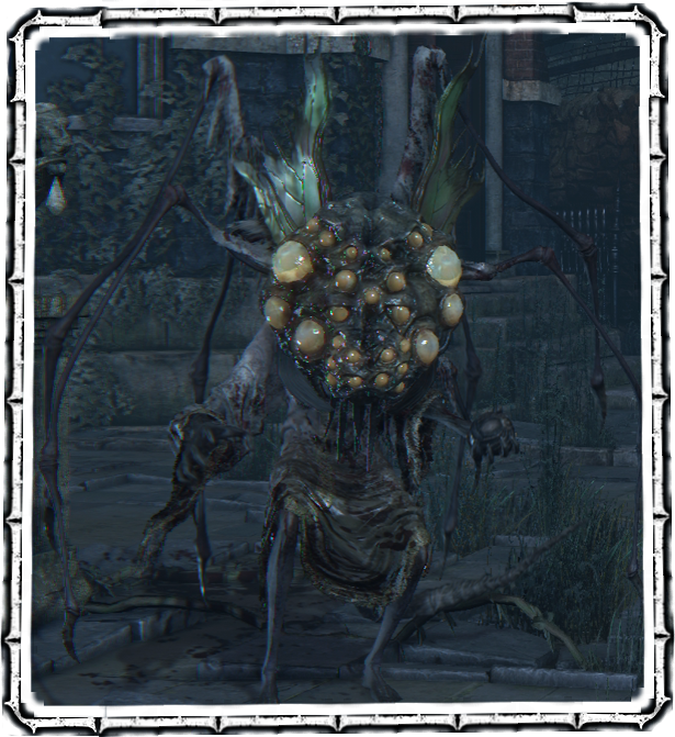 Garden Of Eyes - Bloodborne Mosquito (615x671), Png Download