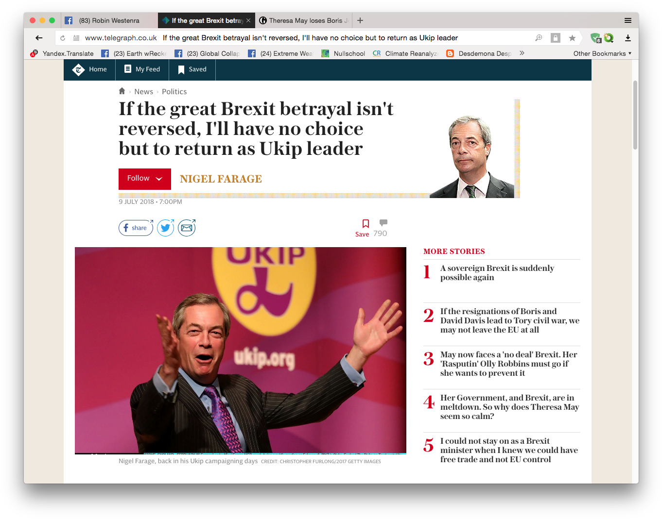 If The Great Brexit Betrayal Isn't Reversed, I'll Have - Web Page (1377x1082), Png Download