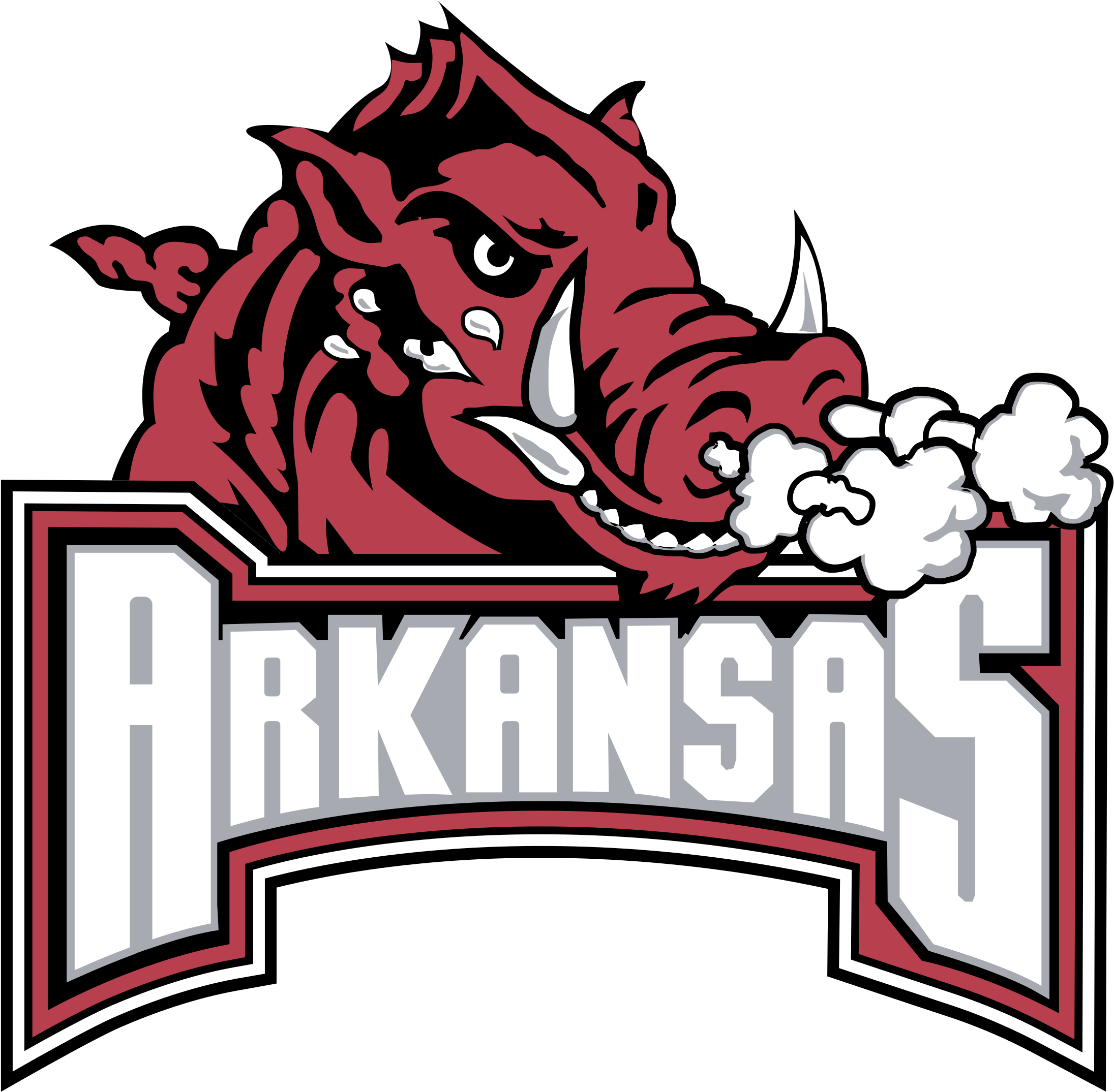 Arkansas Razorback Logo Png Transparent - Arkansas Razorbacks Png (2400x2400), Png Download