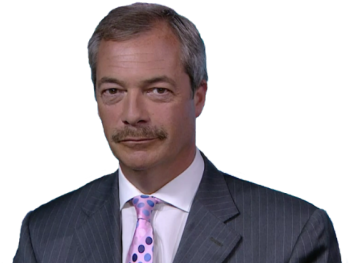 A Transparent Nigel Moustage - Businessperson (500x375), Png Download
