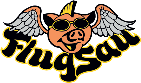 Flugsau Logo With White Frame Png - Flugsau (500x296), Png Download