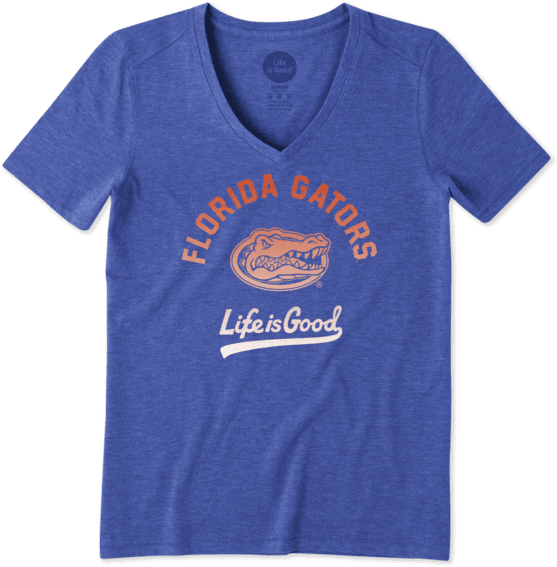 Women's Florida Gators Gradient Tailwhip Cool - Women's Michigan State Life Is Good Cool Vee (570x570), Png Download
