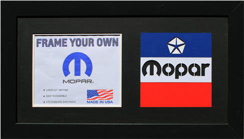 Mopar Frame Your Own With Three Bar Logo - Logo (501x600), Png Download
