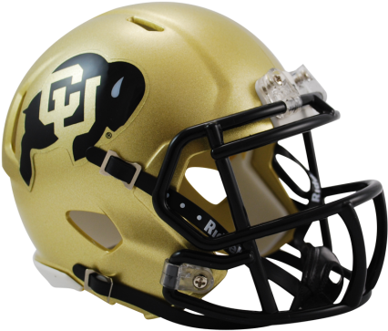 Colorado Speed Mini Helmet - Colorado Buffaloes Helmet (475x429), Png Download