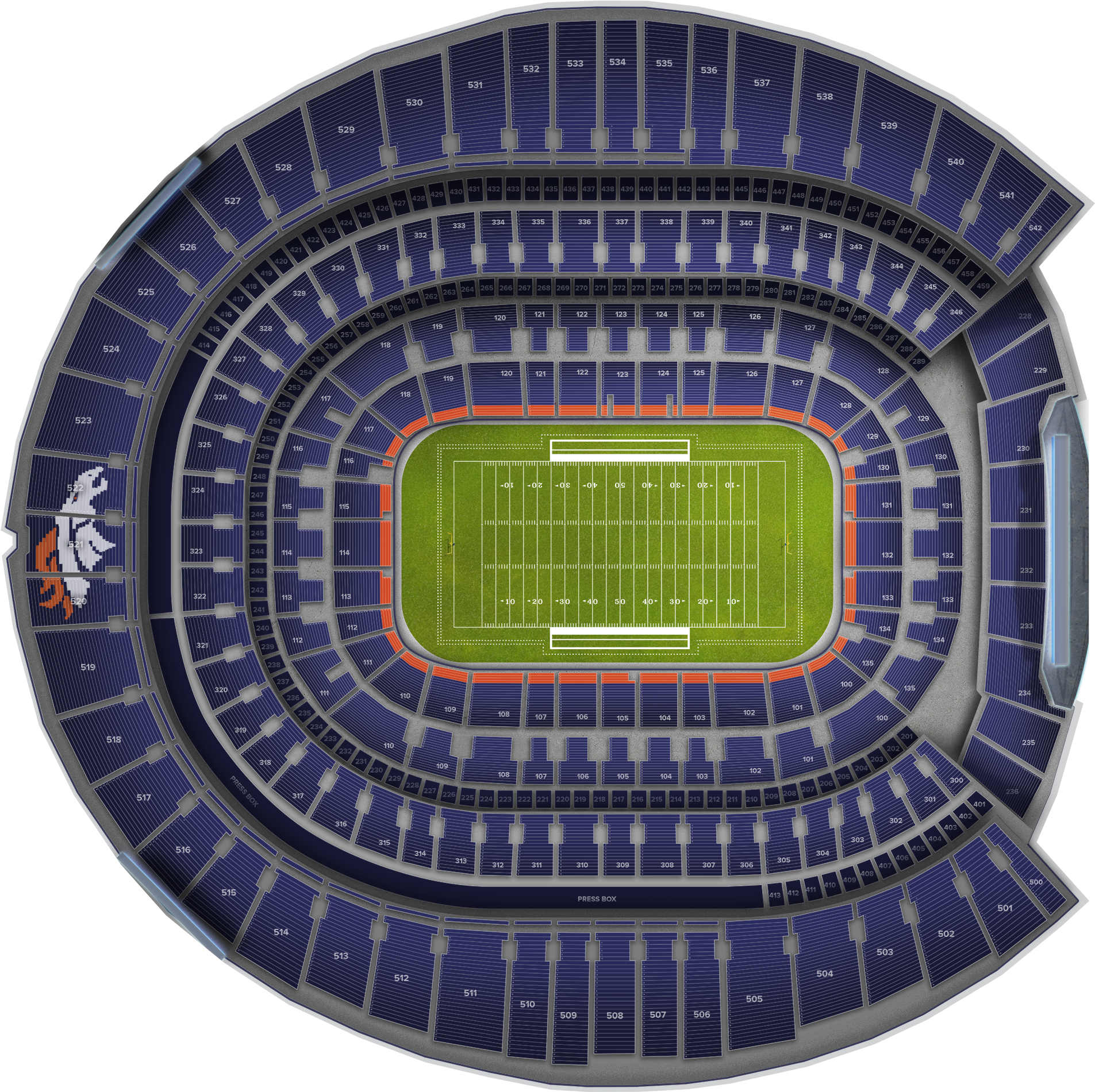 Colorado Vs Csu Football At Sports Authority Field - Denver (2560x1936), Png Download