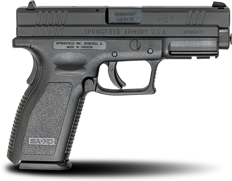 Springfield Armory Xd Series Polymer Hand Guns - Springfield Xd 9mm 5 Inch (1200x782), Png Download