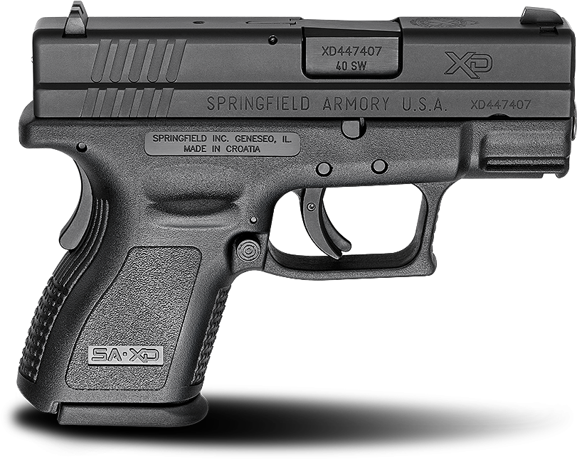 Springfield Xd 3" Sub-compact 40 S&w, 9 Rounds Semi - Sf Xd Mod.2 Sub-compact .45acp (1200x1200), Png Download